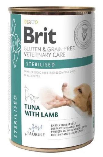 Brit Veterinary Diets GF dog Cans Gluten & Grain free Sterilised konzerva pre psy 400 g