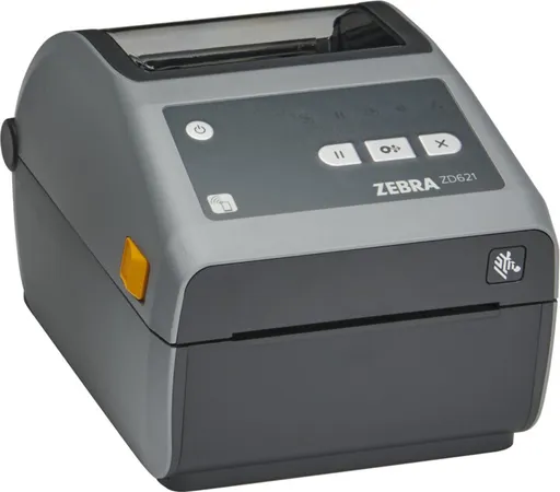 Zebra ZD621d ZD6A043-D2EF00EZ DT, 12 dots/mm (300 dpi), label printer, RTC, USB, USB Host, RS232, BT, Ethernet, cutter, grey (Successor GC420t)
