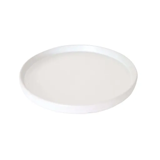 Keramický plytký tanier KITCHISIMO 26cm biley mat