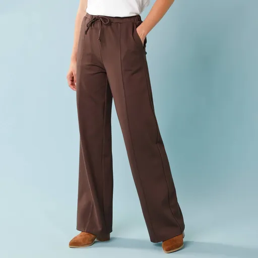 Široké vzdušné nohavice, pre nižšiu postavu