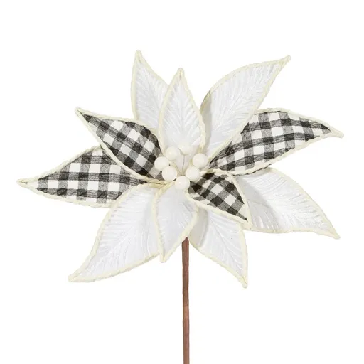 ArtFir Vianočný kvet 111 | biela 30 x 15 cm