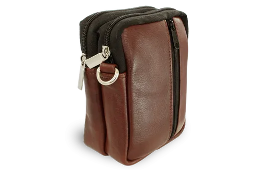 Hnedá kožená dokladová etue 611-6207-40/60