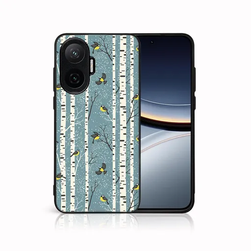 MY ART Kryt s vianočným dizajnom Xiaomi Poco F7 BIRCH (072)