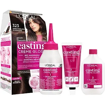 LORÉAL CASTING Creme Gloss 323 Horká čokoláda (3600521367131)