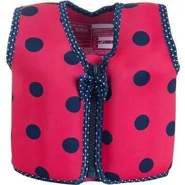 Konfidence vesta na plávanie JACKET ORIGINAL, bodka/ružová (SPTdd678nad)