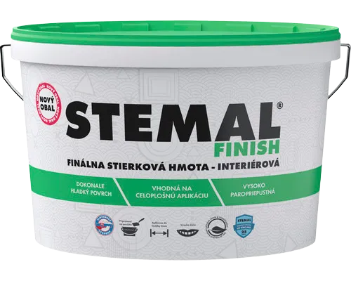 STEMAL FINISH - Stierka na steny biela 30 kg