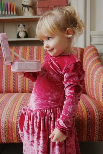 Dievčenské šaty Konges Sløjd CARLITO DRESS GRS