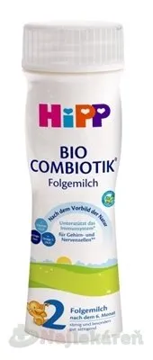 HiPP 2 BIO Combiotik® Následná tekutá mliečna dojčenská výživa od uk. 6. mesiaca, 200 ml