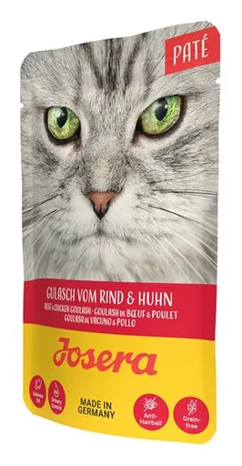 Josera Cat Paté hovädzí a kurací guláš 85g