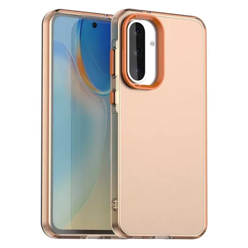 CANDY Ochranný kryt pre Samsung Galaxy A36 oranžový