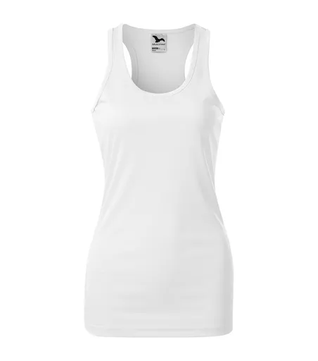 MALFINI Dámske tielko Racer - Biela | 2XL