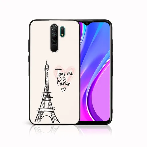MY ART Silikónový obal Xiaomi Redmi 9 PARIS (057)