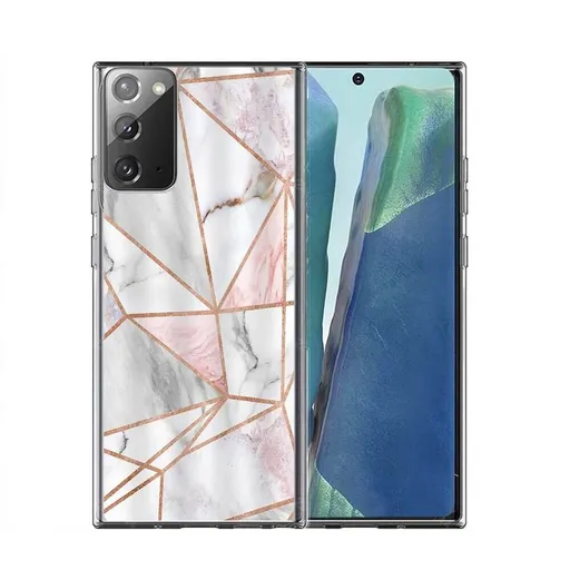 PROTEMIO MY ART Ochranný kryt Samsung Galaxy Note 20 PINK MARBLE (143)