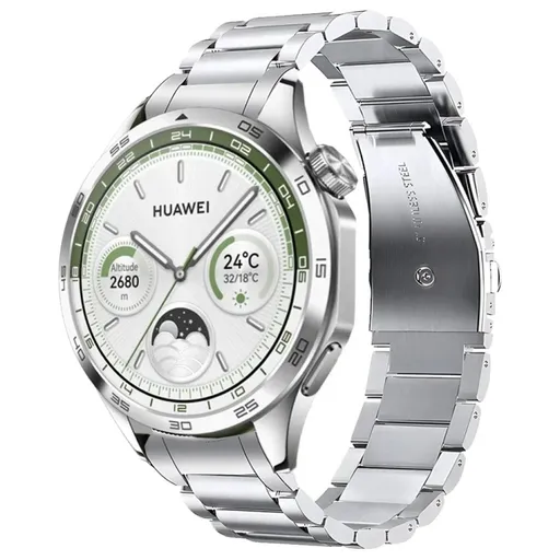 CLASSIC Kovový remienok pre Huawei Watch GT 5 46mm / GT 6 46mm strieborný