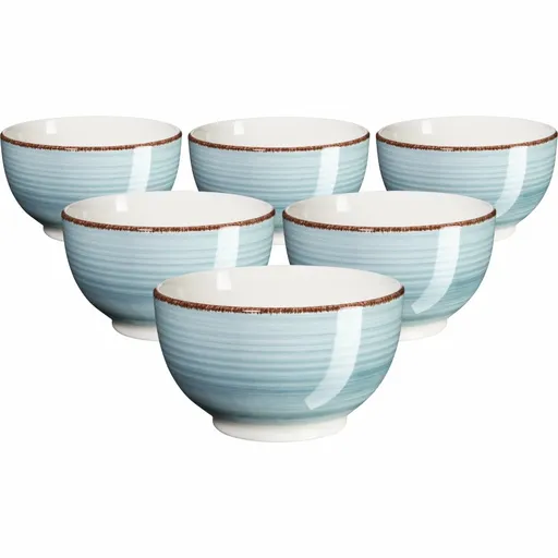 Mäser Súprava 6 misiek Bel Tempo 14 cm, svetlomodrá