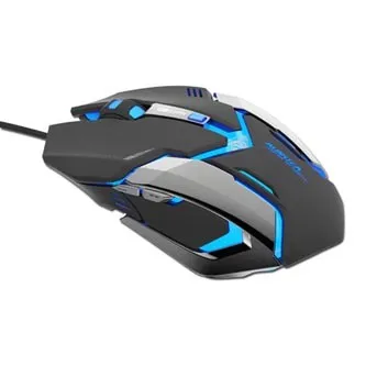 E-blue Myš Auroza Gaming EMS639BKCZ-IU, 4000DPI, optická, 6tl., drátová USB, černá