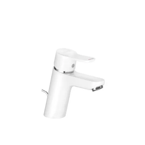 Kludi PURE&EASY umývadlová batéria s výpusťou chróm / biela 373829165