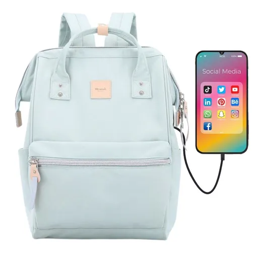 Dámsky mätový nepremokavý ruksak na notebook – Himawari