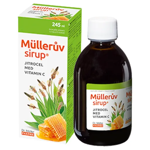 DR. MÜLLER Müllerov sirup s skorocelom medom a vitamínom C 245 ml