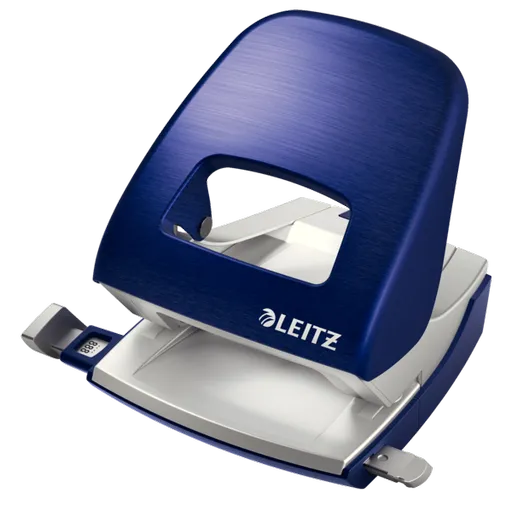 LEITZ Stolný dierovač NeXXt STYLE 5006, titánovo modrá