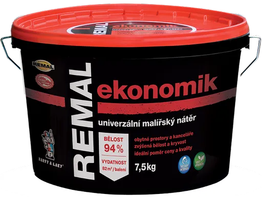 REMAL EKONOMIK - interiérová farba biely 7,5 kg