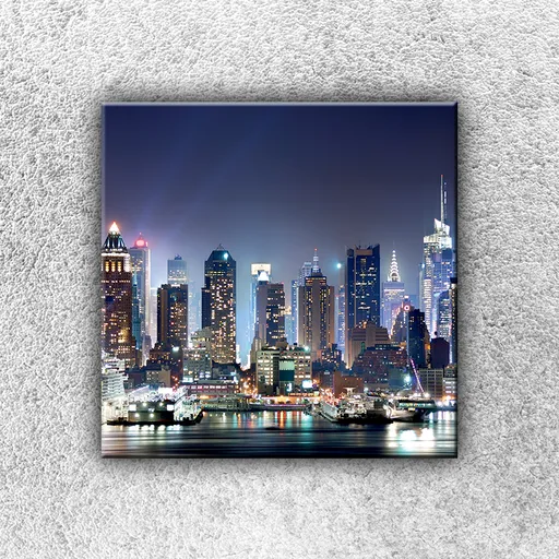 Foto na plátno Mesto svetiel 1 30x30 cm