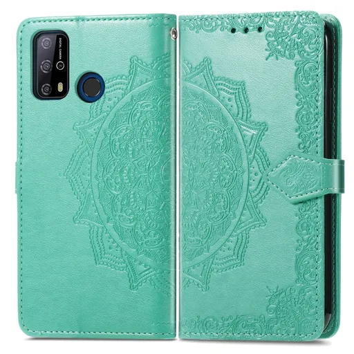 ART Peňaženkový kryt Oukitel C23 Pro ORNAMENT zelený