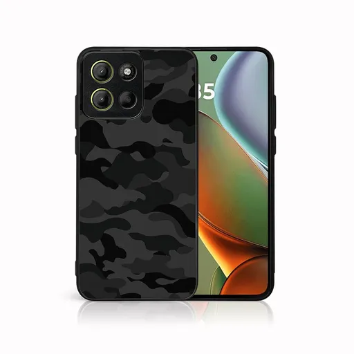 MY ART Ochranný kryt pre Motorola Moto G15 / Moto G15 Power BLACK CAMO (234)