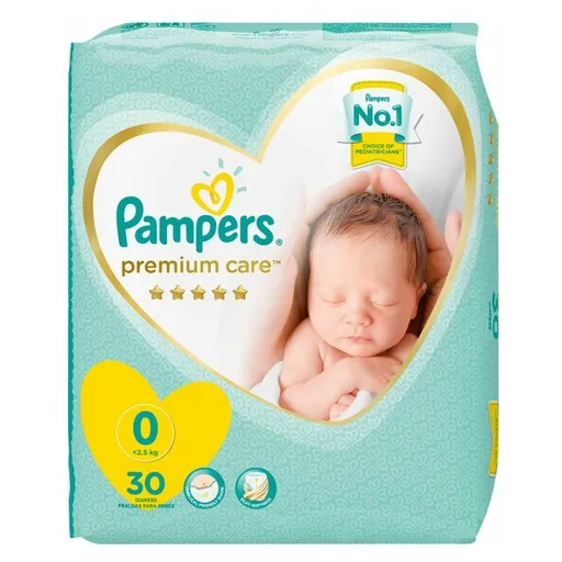 PAMPERS Premium Care 0 NEWBORN do 2,5 kg 30 kusov
