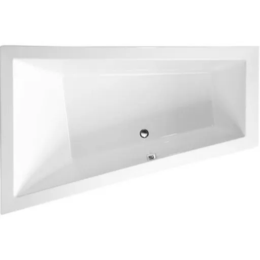 Polysan TRIANGL L SLIM asymetrická vaňa 120x180 cm akrylát ľavá 19611S