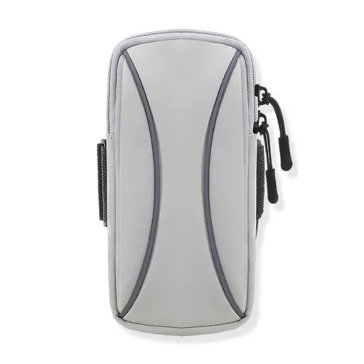 PROTEMIO Športové puzdro pre smartfón do 7" na rameno šedé