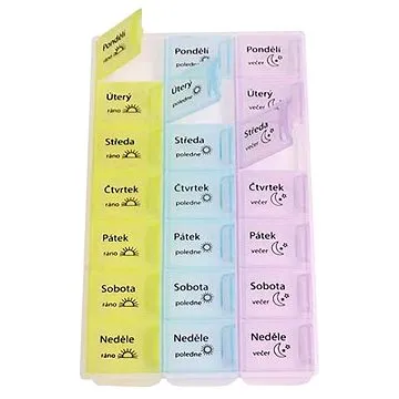 TORO Dávkovač na lieky 7 DNÍ , ráno/poludnie/večer (263922)