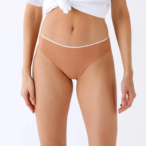 Súprava 2 bezšvových midi nohavičiek s vysokým pásom z mikrovlákna