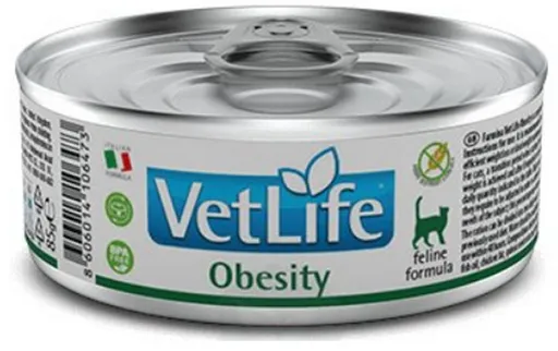 Farmina Vet Life cat obesity konzerva pre mačky 85g