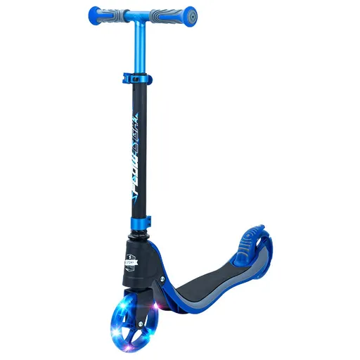 Detská kolobežka Story Flow Light Kids so svietiacimi kolieskami, modrá