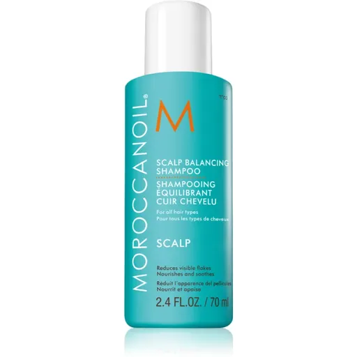 Moroccanoil Scalp Balancing Shampoo upokojujúci šampón na mastné vlasy proti lupinám 70 ml