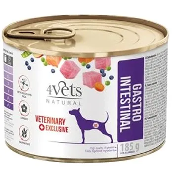 4Vets Natural Veterinary Exclusive Gastro Intestinal Dog 185 g (5902811741101)