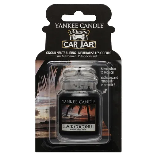 Yankee Candle Black Coconut vôňa do auta závesná 1 ks