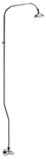 Bruckner - TEMPOR sprchový stĺp so samozatváracím ventilom, chróm 937.139.1