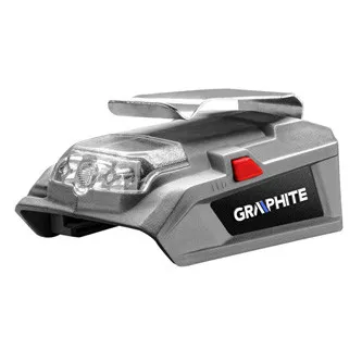 USB Nabíjačka akumulátorov a baterka, 18V, Energy+, Graphite