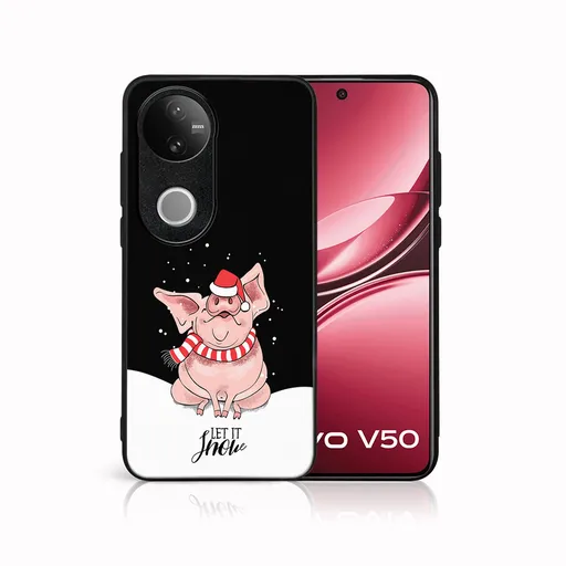 MY ART Kryt s vianočným dizajnom Vivo V50 5G LET IT SNOW (075)