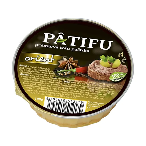 PATIFU ​​Prémiová tofu paštéta orient 100 g