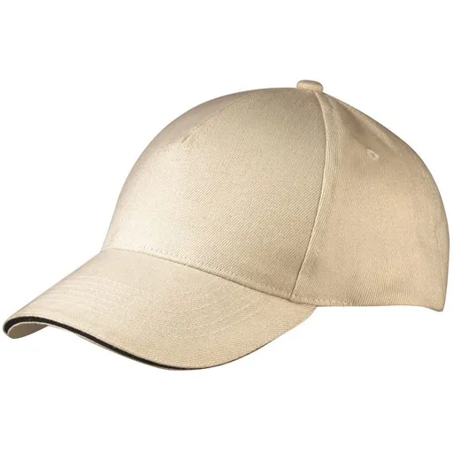 Myrtle Beach (Daiber) 5 panelová šiltovka MB035 - Prírodná / tmavomodrá