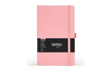 Castelli All Colors Pink L linajkový zápisník A5 ružový