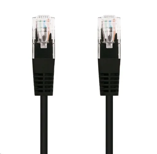 C-TECH kábel patchcord Cat5e, UTP, čierny, 3m