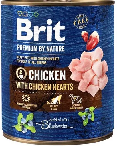 Brit Premium by Nature Chicken with Hearts 6 x 800 g