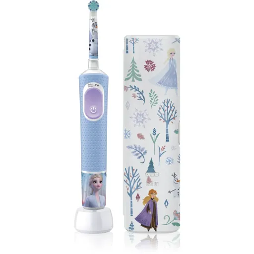 Oral-B PRO Kids 3+ Frozen elektrická zubná kefka s puzdrom pre deti Frozen 1 ks