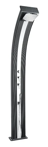 Hanscraft Solárna sprcha DADA CURVE s ručnou sprchou (antracit/inox)