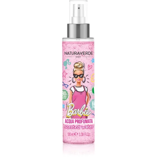 Barbie Naturaverde Baby parfumovaná voda s trblietkami pre deti 100 ml
