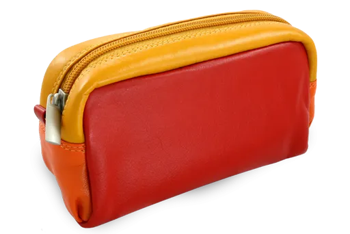 Multičervená dámska kožená etue 611-0395-M31